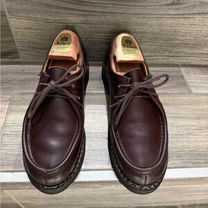 Classic Brown Leather Oxfords
